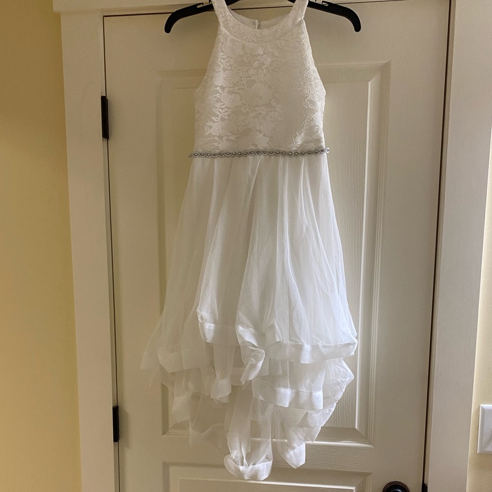 White Speechless Layered Dress (Girls)